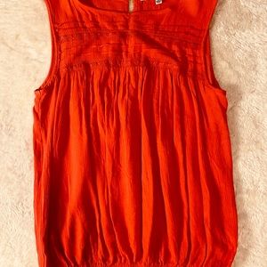 Max Studio Sleeveless Red Blouse